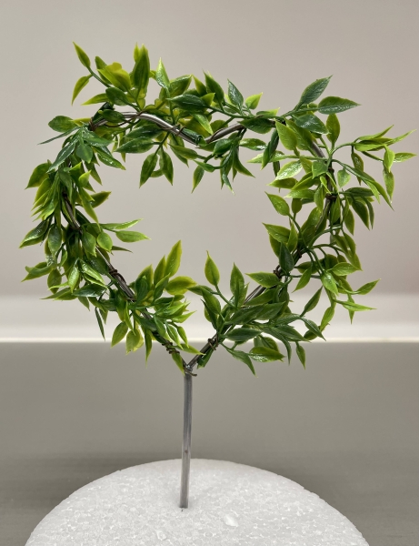 Cake Topper - Foliage Heart